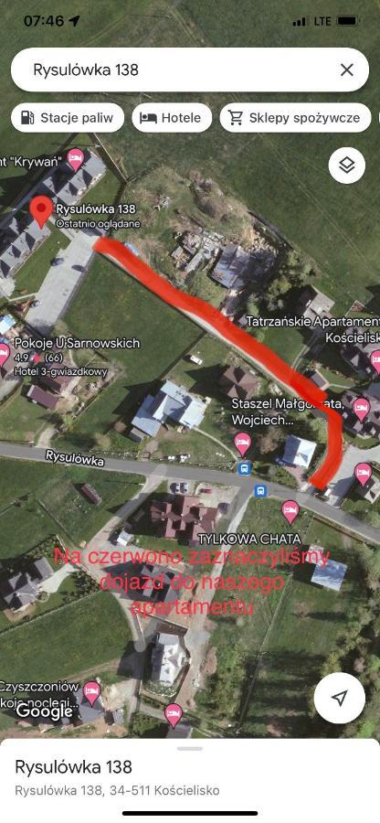 Apartament Mnich Kościelisko Exteriér fotografie